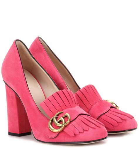 gucci pink high heel furry shoes|gucci pumps nordstrom.